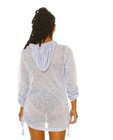 THE SEARCH HOODED OVERSWIM - Blue - Rip Curl
